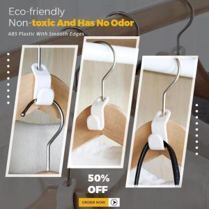 Connector hooks – Helytakarékos akasztó (20 db) 03