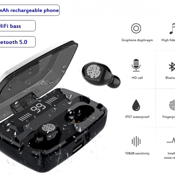 X – Digital Bluetooth vezeték nélküli fülhallgató 02