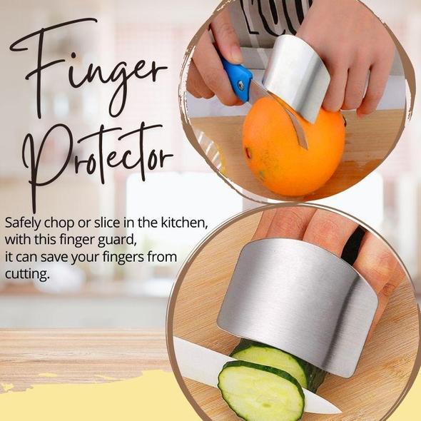 Finger protector – Rozsdamentes acél ujjvédő (2 db)