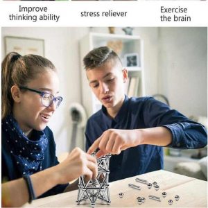 Magnetix – Mágneses építőjáték (72 botok + 54 golyók ) 03