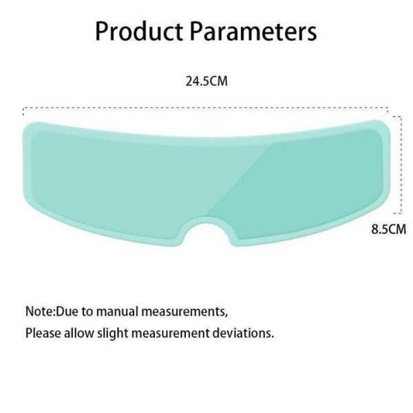 Rainproof Anti-fog Helmet Patch – Vízálló ködellenző sisakfólia slider