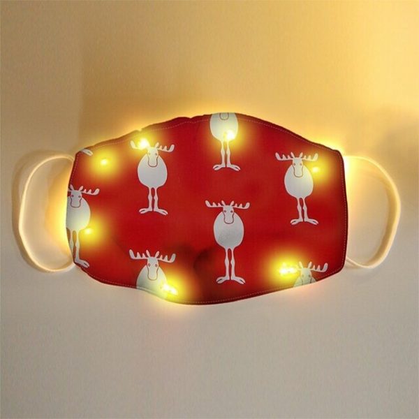 Christmas mask – Szájmaszk LED lámpákkal! (2db) slider
