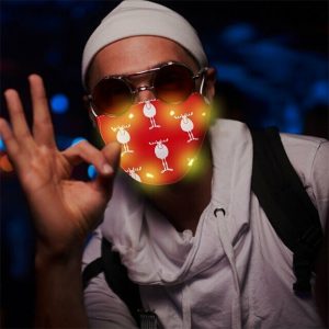 Christmas mask – Szájmaszk LED lámpákkal! (2db) 03