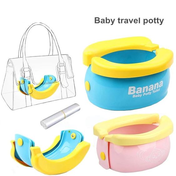 Banana potty – Összecsukható gyerek WC/ Hordozható bili slider