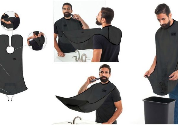 Borotválkozó kötény tapadókorongokkal slider