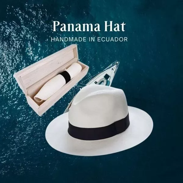 Összecsukható panama kalap