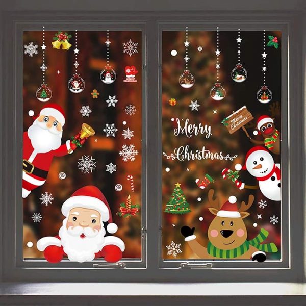 Karácsonyi ablakmatricák (70 db)