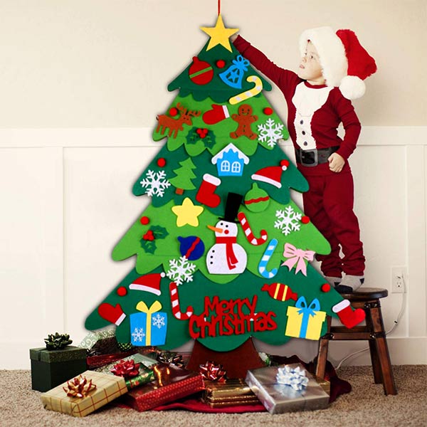 Filc karácsonyfa slider