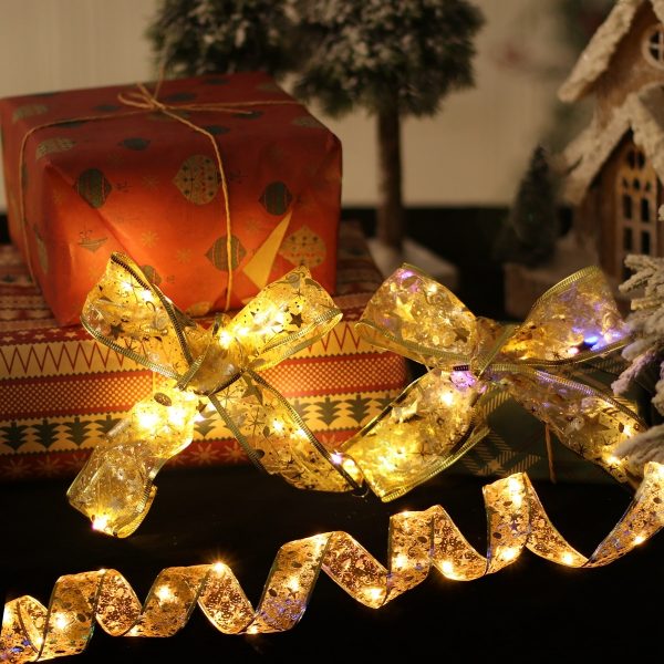 Ribbon lights – Csillogó karácsonyi szalag 03